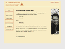 Tablet Screenshot of matthias-riessland.de